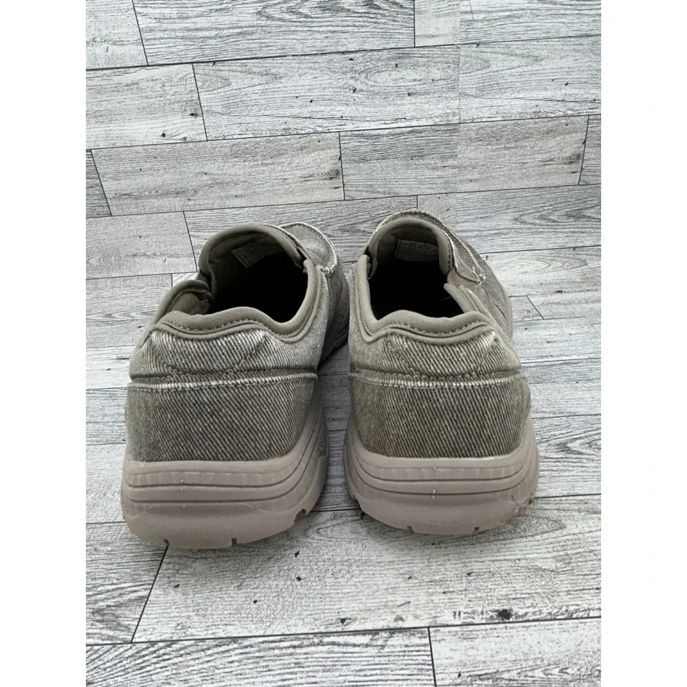 Skechers Men Relaxed Fit Memory Foam Slip On Loafers Taupe 58895S Size 9.5